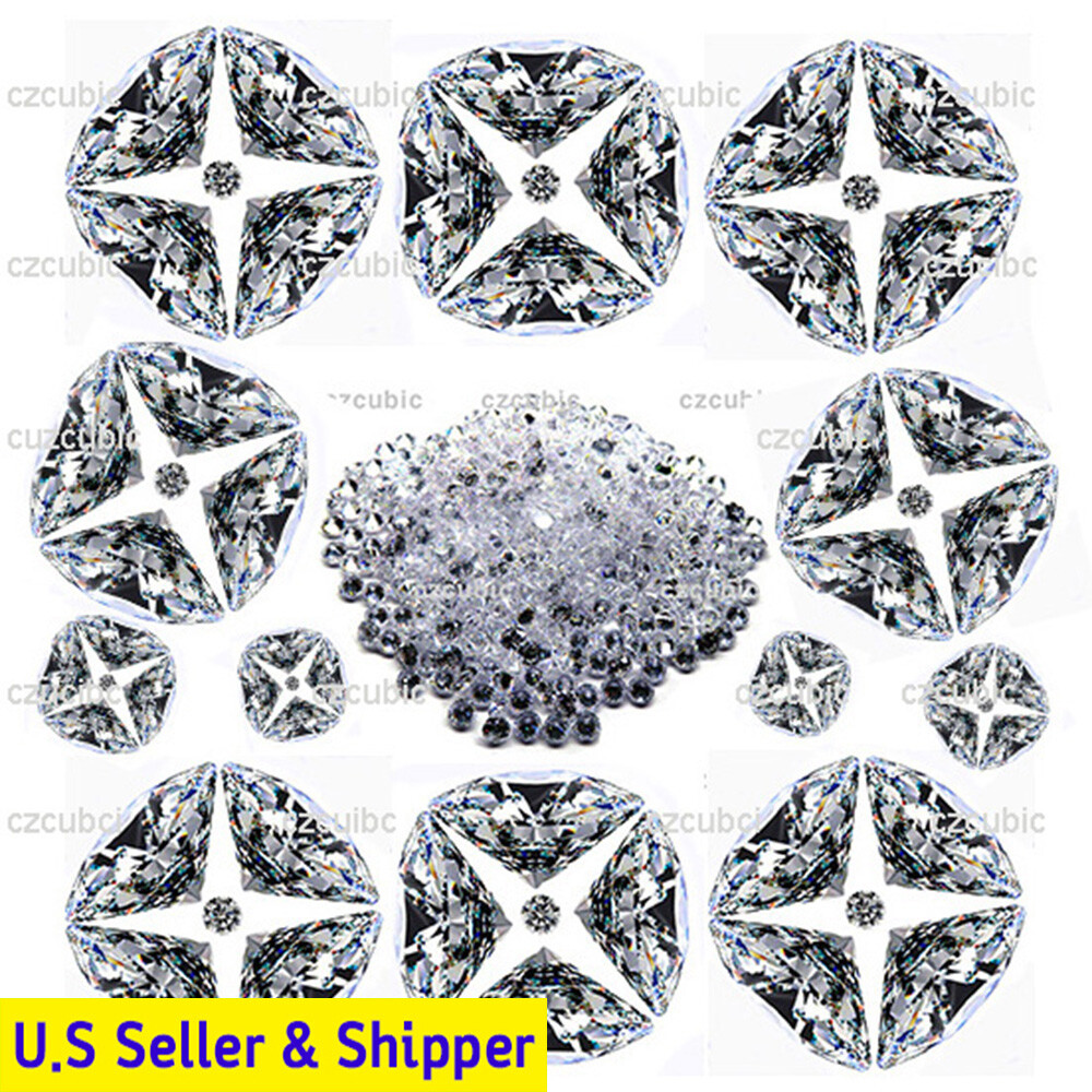 1000 PCS ROUND CUBIC ZIRCONIA STONES GREAT QUALITY 0.70 – 3.00 MM SHIP IN USA 8