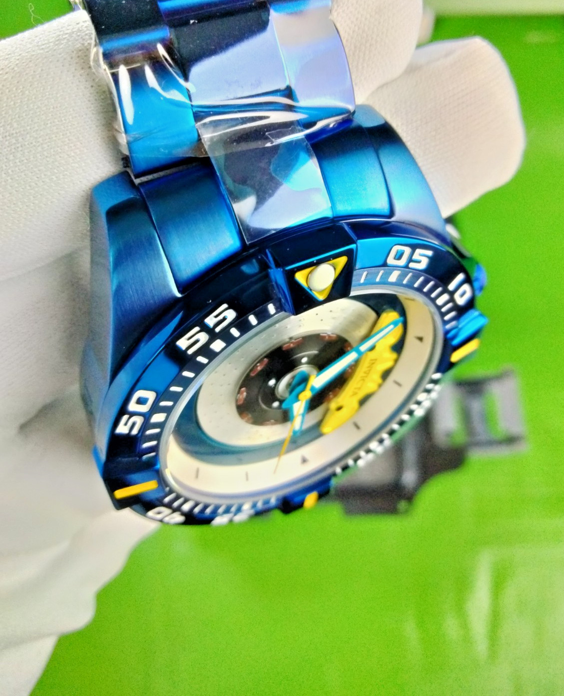 Invicta S1 Rally 37051 Automatic Men Watch 51 mm Blue Steel Zager Exclusive 100M