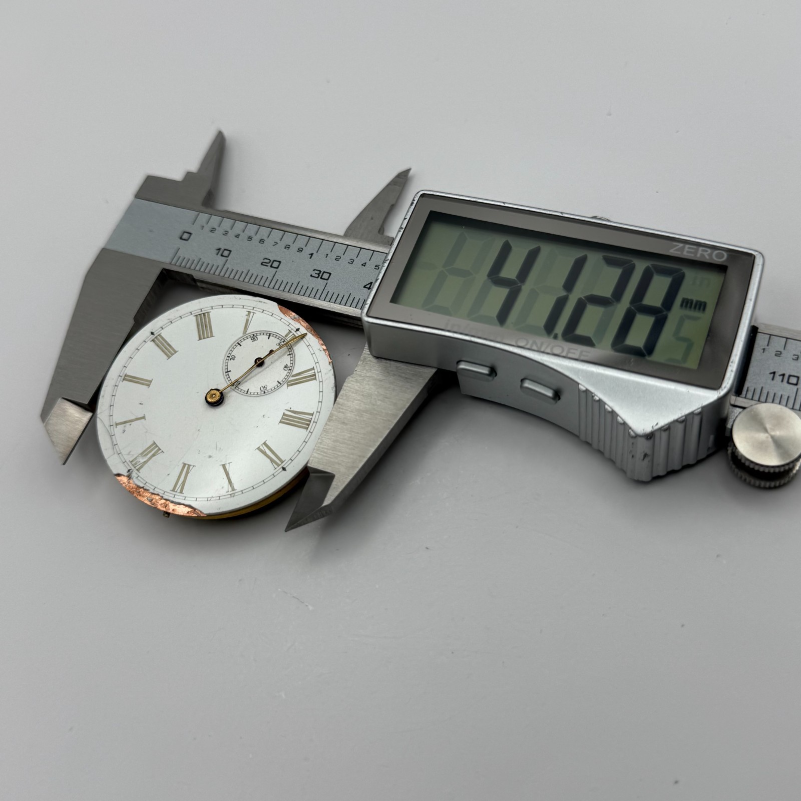 Longines Pocket Watch Movement Antique Sub Seconds Parts Repair Spares 41.2mm
