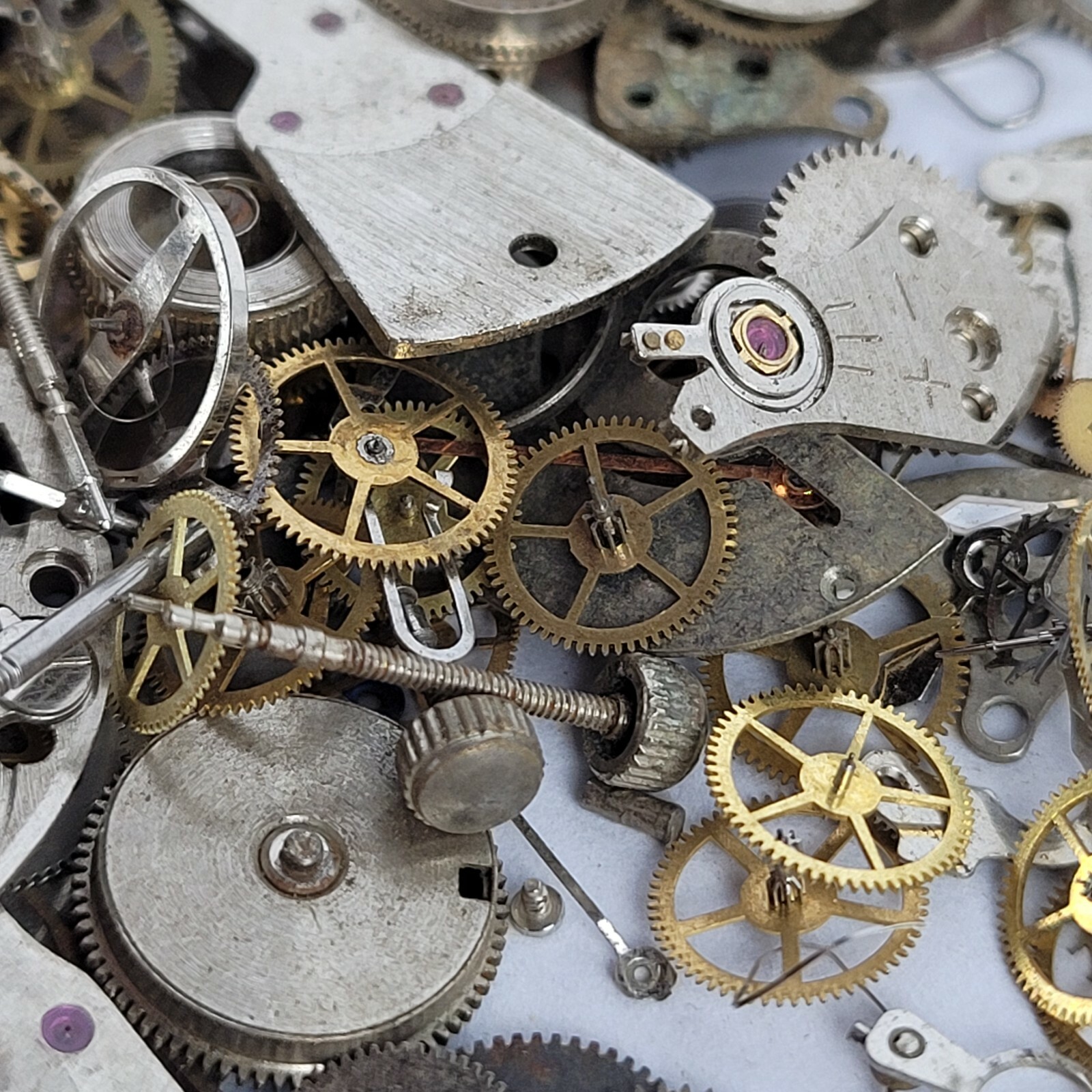 Big 50g Pack Assorted Watch Parts | Gears Cogs etc | Steampunk Jewellery