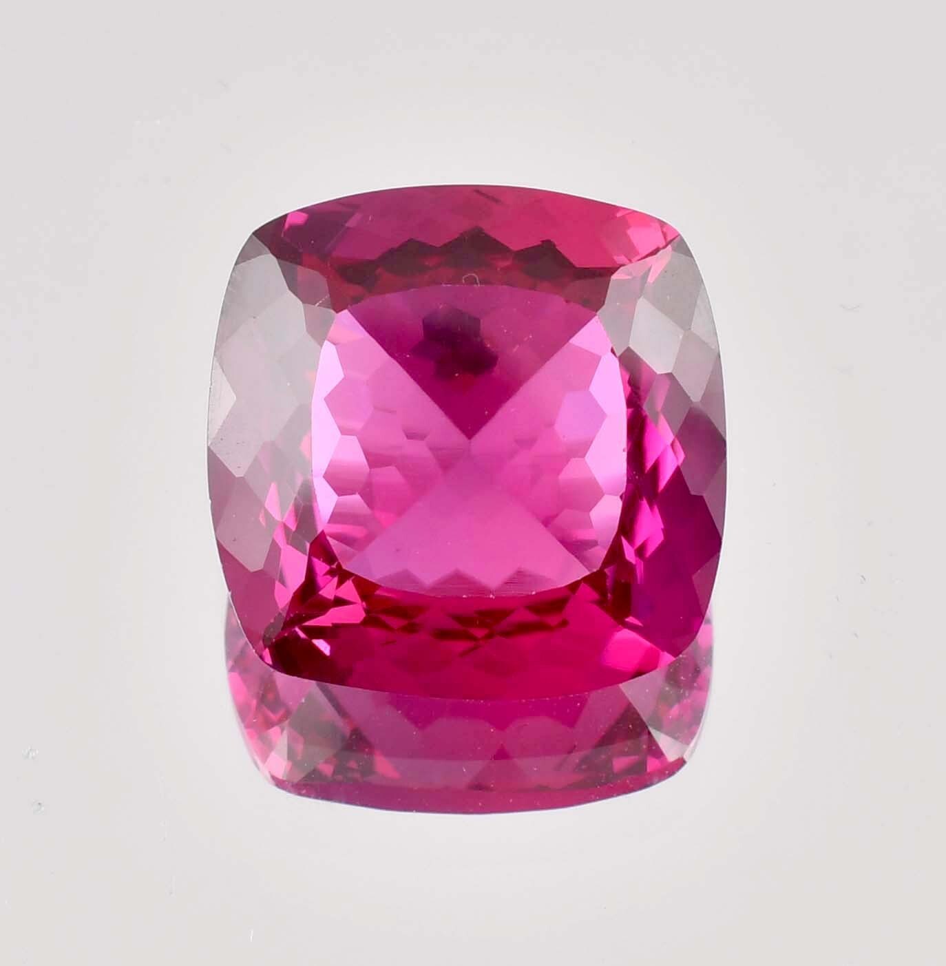 20 x 20 MM Natural Ceylon Purple Sapphire Gemstone 40.55 Ct GIT Loose Certified