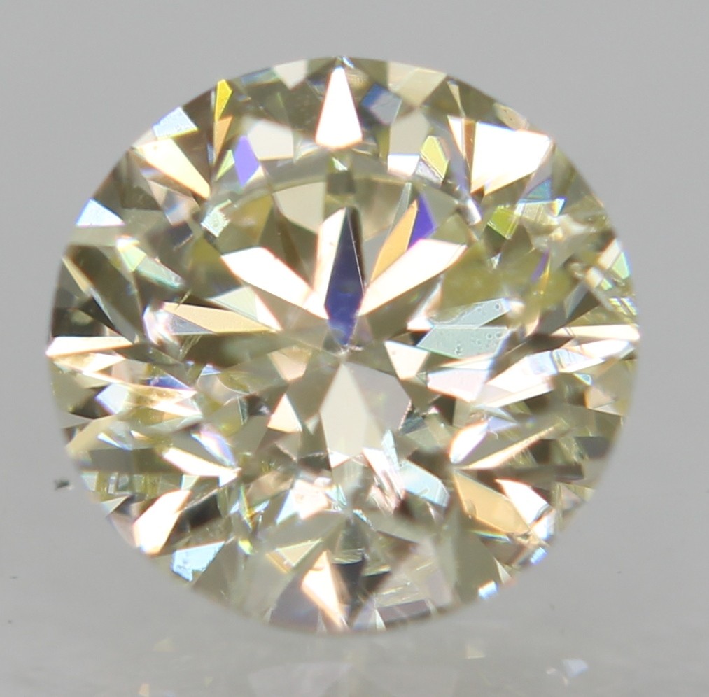 0.23 Carat K SI2 Round Brilliant Natural Enhanced EARTH MINED Diamond 3.96mm