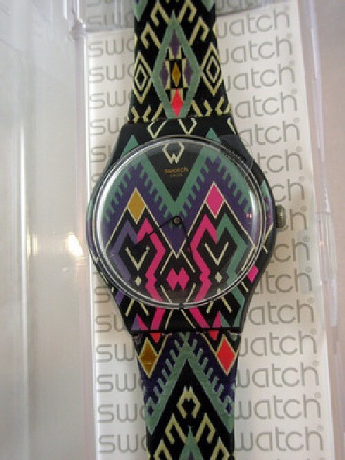 PRETTY BOHEMIAN! New Gents Swatch CREATIVE ART By UMA WANG! NIB-LTD #777 PCS!
