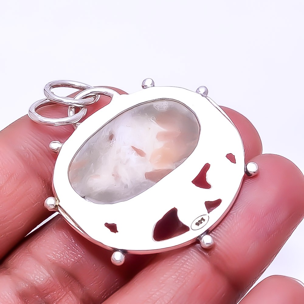 Natural Golden Sunstone 925 Sterling Silver Pendant 1.56″ P23, Christmas Gift