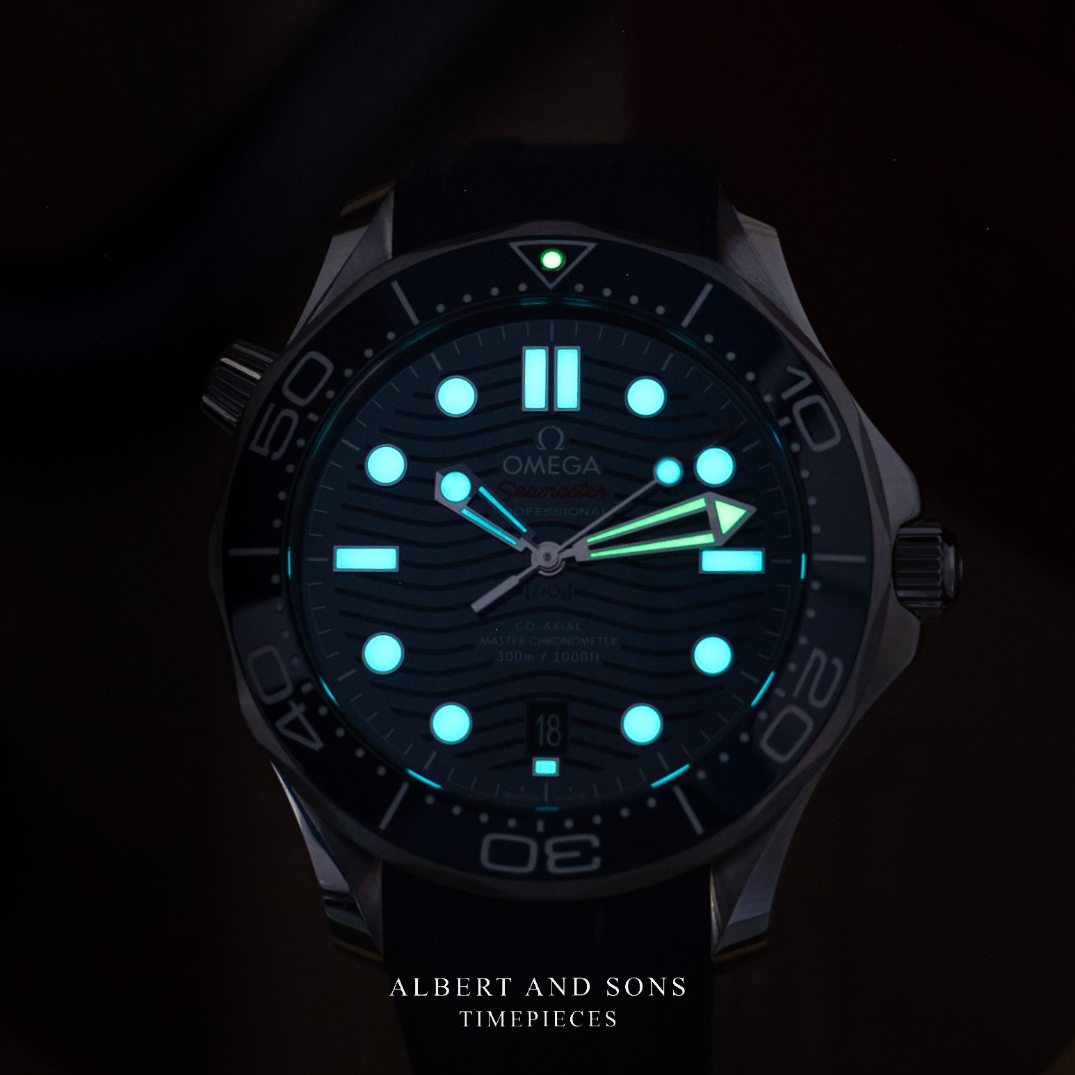 Omega Seamaster Diver 300 210.32.42.20.03.001 42mm Blue Dial Box & Papers