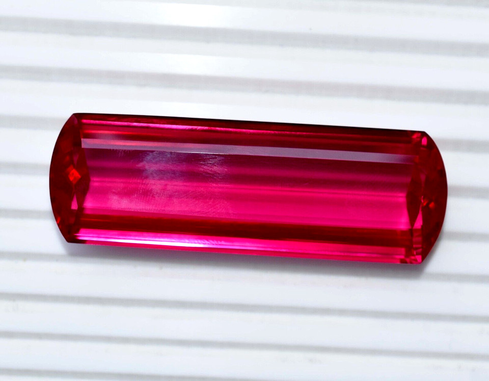 219.45 Ct Natural Red Ruby Mogok Fancy Cut Certified Unheated Loose Gemstone