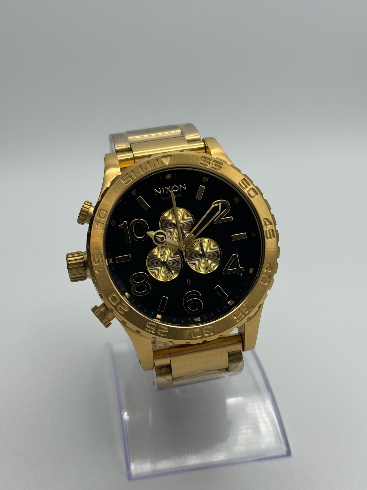NIXON 51-30 Chrono – All Gold Black Chronograph Men’s Watch A083-510