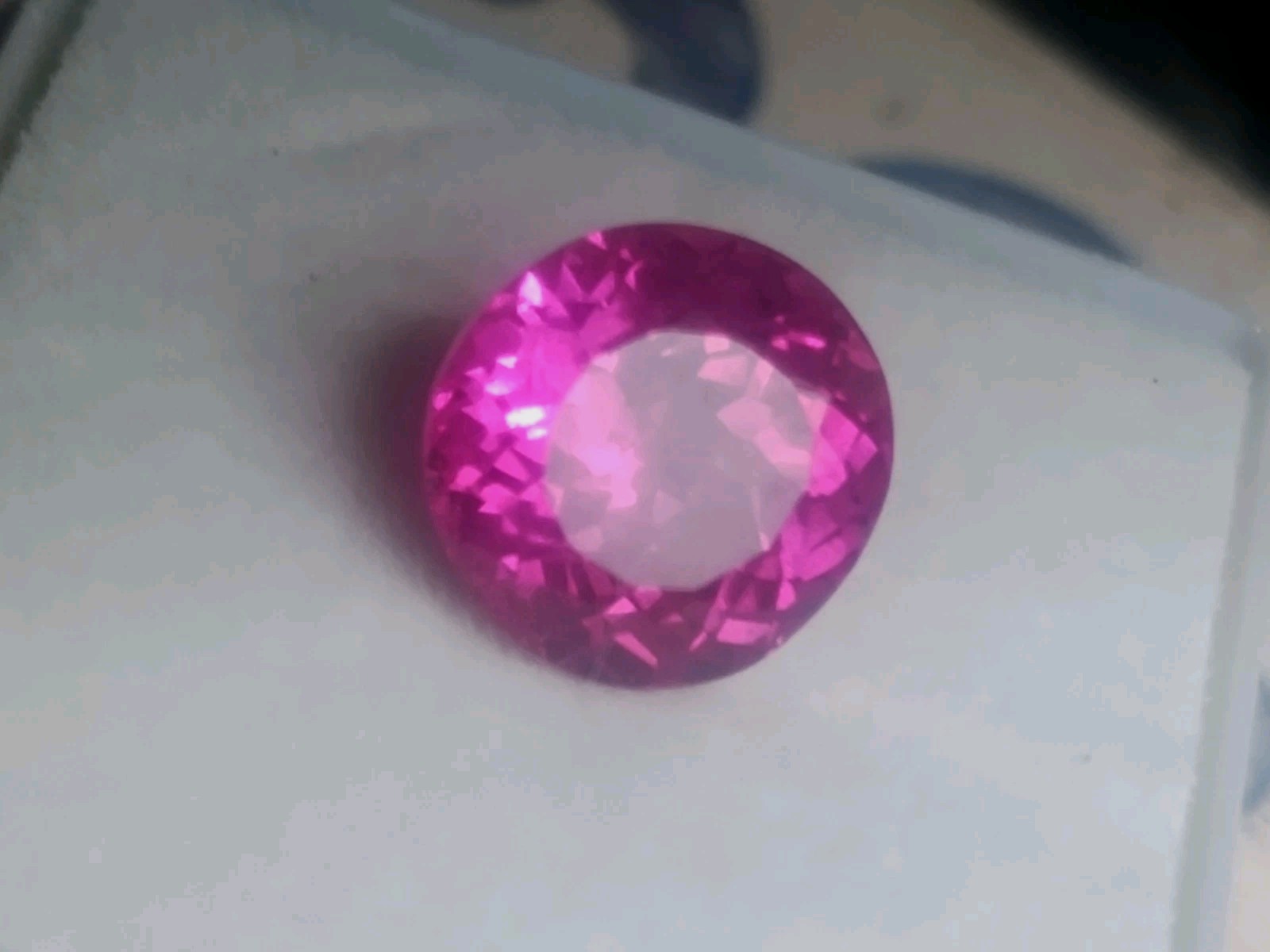4.00ct Unheated Natural Mogok Pink Ruby Round AGSL Certified Stunning Loose