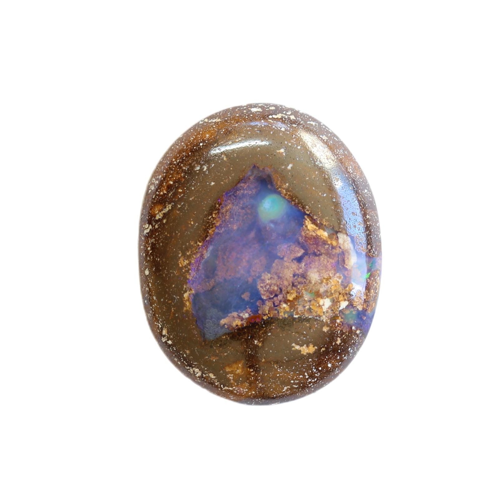 Boulder opal 6.79ct 15.5 x 12mm Australian opal natural solid loose unset stone