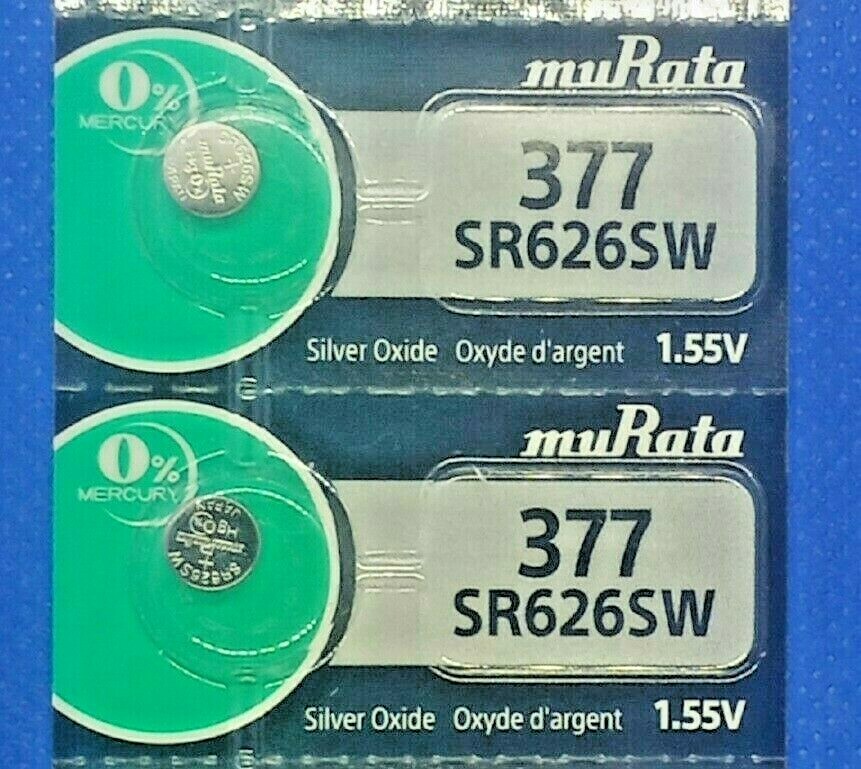 Replacement Batteries for SWATCH Flik Flak 2 Pc’s SONY/ 377 626SW Use by 7/2032