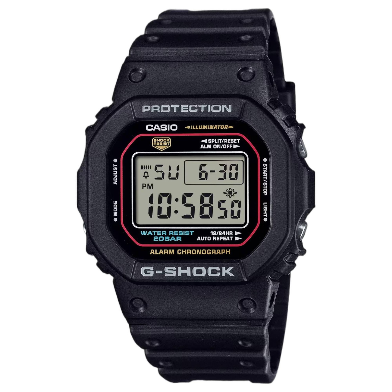 Casio Men’s G-Shock Origin Black Digital Bio Resin Watch – DW-5600RL-1ER NEW