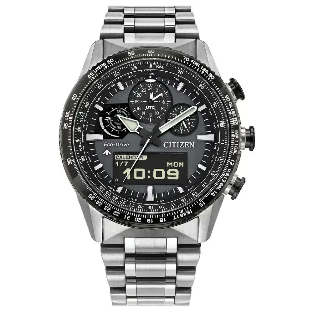 Citizen Promaster Skyhawk U830 JV2006‑55H Eco‑Drive Chronograph Grey Dial 43 mm