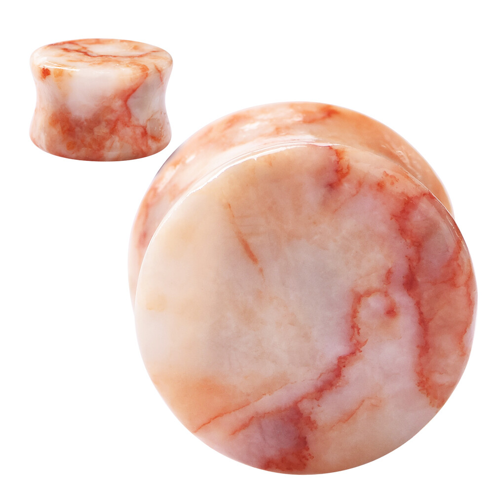 Ear Gauges Organic Stone Ear Plugs Tunnels 2 G, 0G,00G,12,14,16,19,22,25MM US