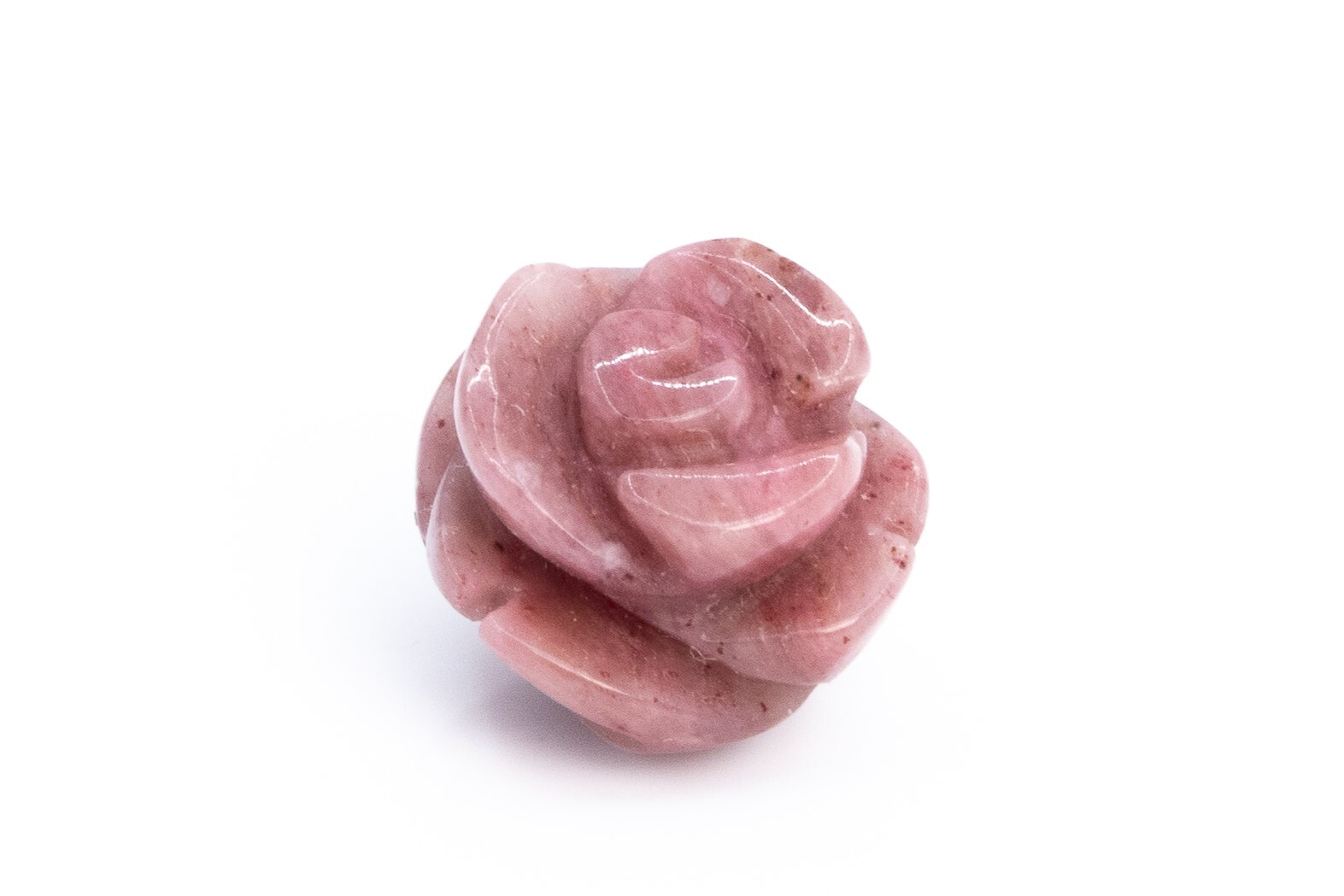 5 Pcs Haitian Flower Rhodonite Rose Carved Beads AAA Natural Beads 8/10/12/14MM