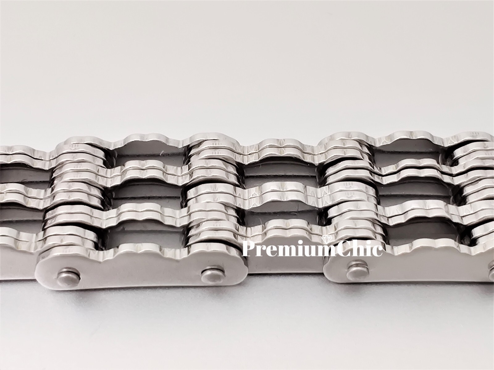 SOLID Stainless Steel Motorcycle Bike Chain Design Bracelet Men’s Jewelry 16MM
