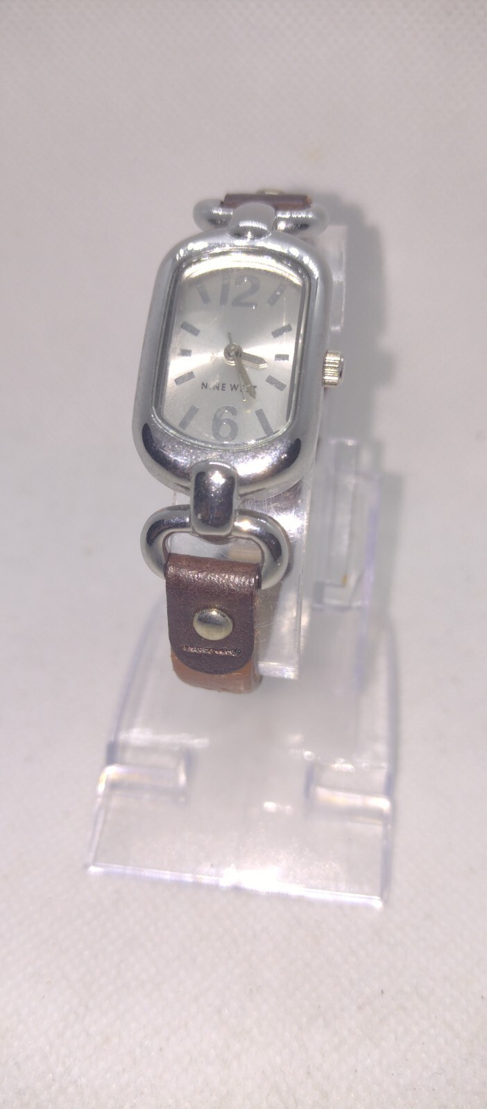 Nine West Watch Brown leather Strap Women girls female Y121E