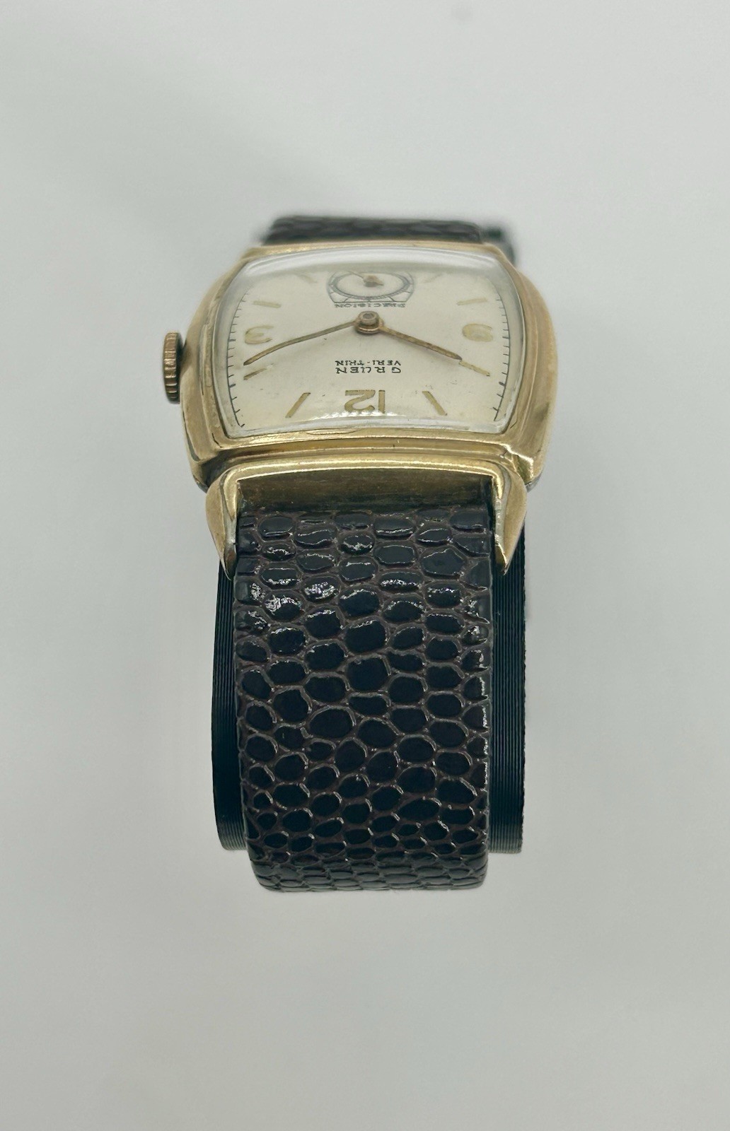Vintage 1941 Gruen Veri-Thin Precision 17J Gold Filled Manual Wind Watch Running