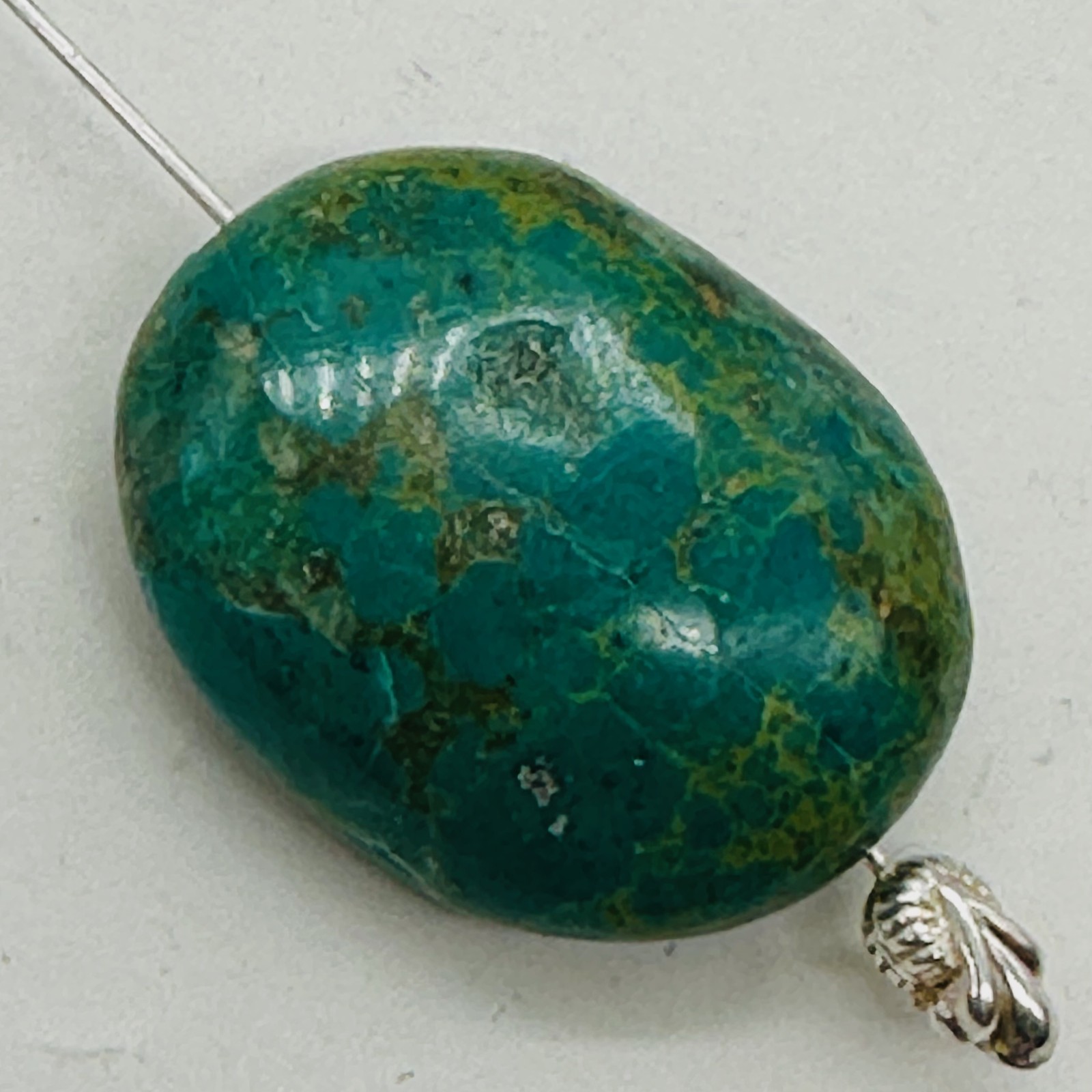 Turquoise Natural Focal 11g Nugget Bead | 30x24x12mm | Blue | 1 Bead |