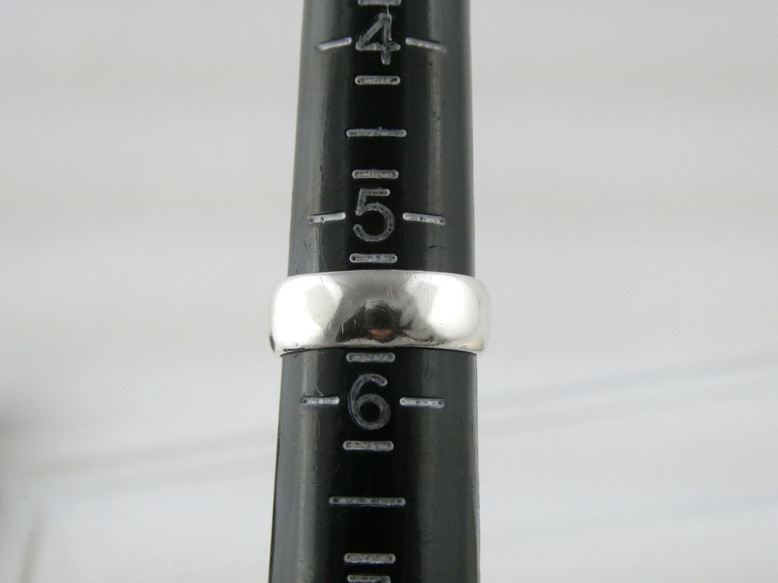 Wheeler Manufacturing Sterling Silver Band Ring 925 Size 5.5 Weighs 3.6g 6.09mm