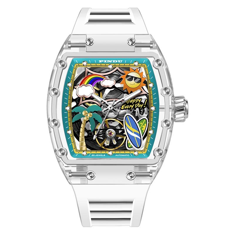 PINDU Men’s Automatic Watch 43-51mm K9 Glass 30M Waterproof Designer Watch