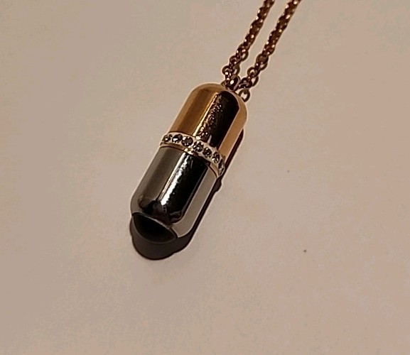 18k Capsule Creative Necklace I Love You In 100 Languages Rose Gold – 9.5 inches