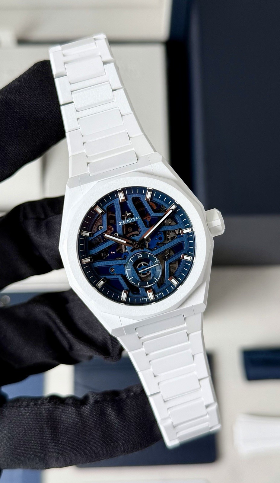 Zenith Defy Skyline Skeleton White Ceramic 2026 Full Set 49.9301.3620/79.I001