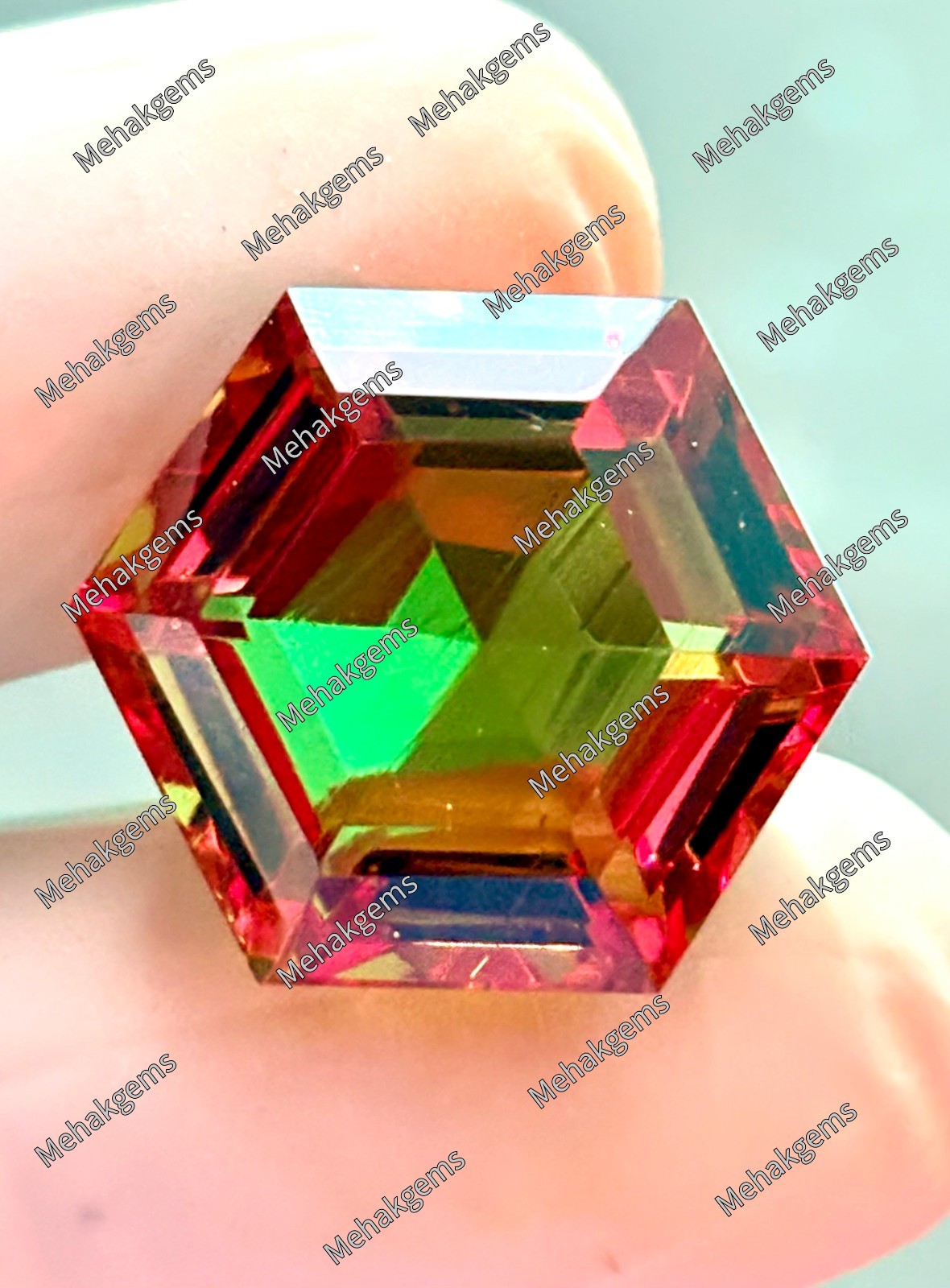 36 Ct Zultanite Gemstone, Color Changing Diaspore, Hexagon Cut, Jewelry Making