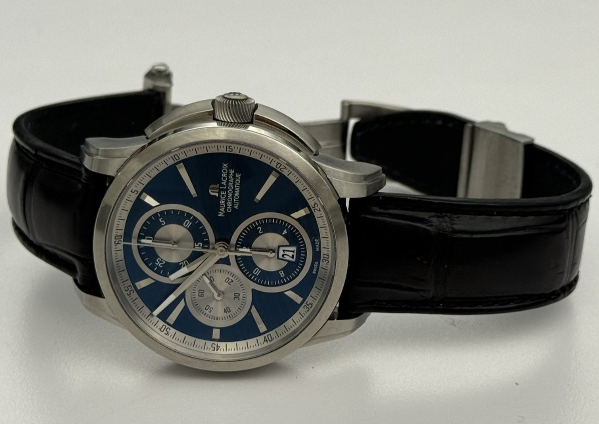 Maurice Lacroix Pontos Chronograph 43 mm Blue Dial PT6178/88