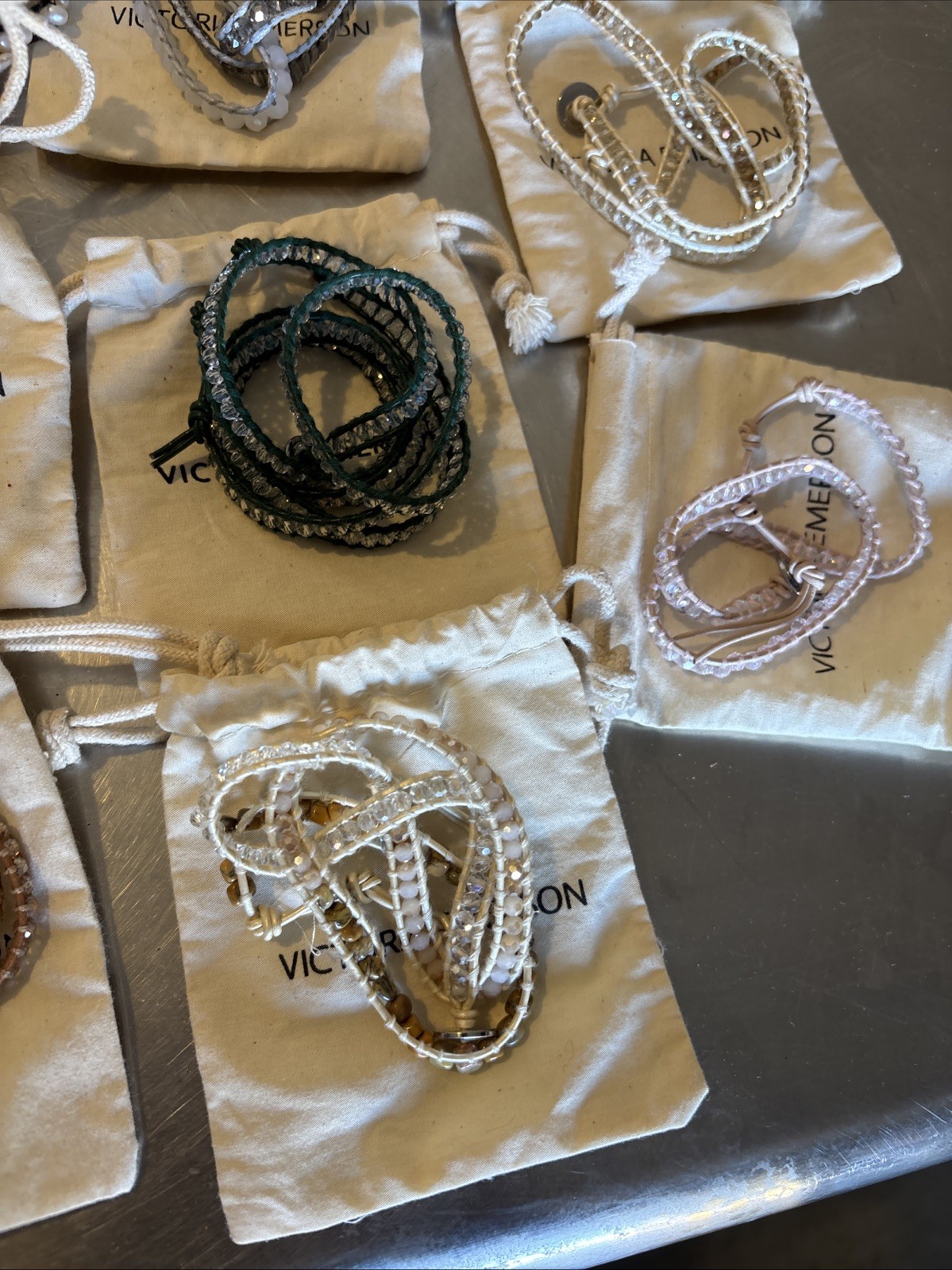 19-Signed Victoria Emerson Wrap Bracelets