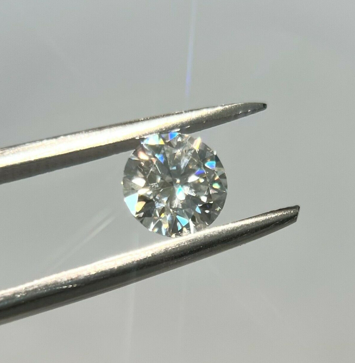 1.00 Carat Moissanite GRA Certified D Color VVS1 6.5MM Round Brilliant