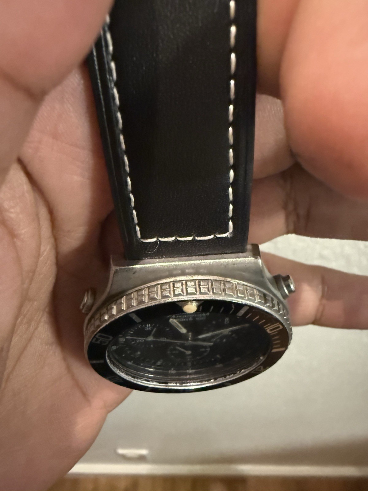 Seiko Sports 100 Men’s Black Watch – 7A28-7049
