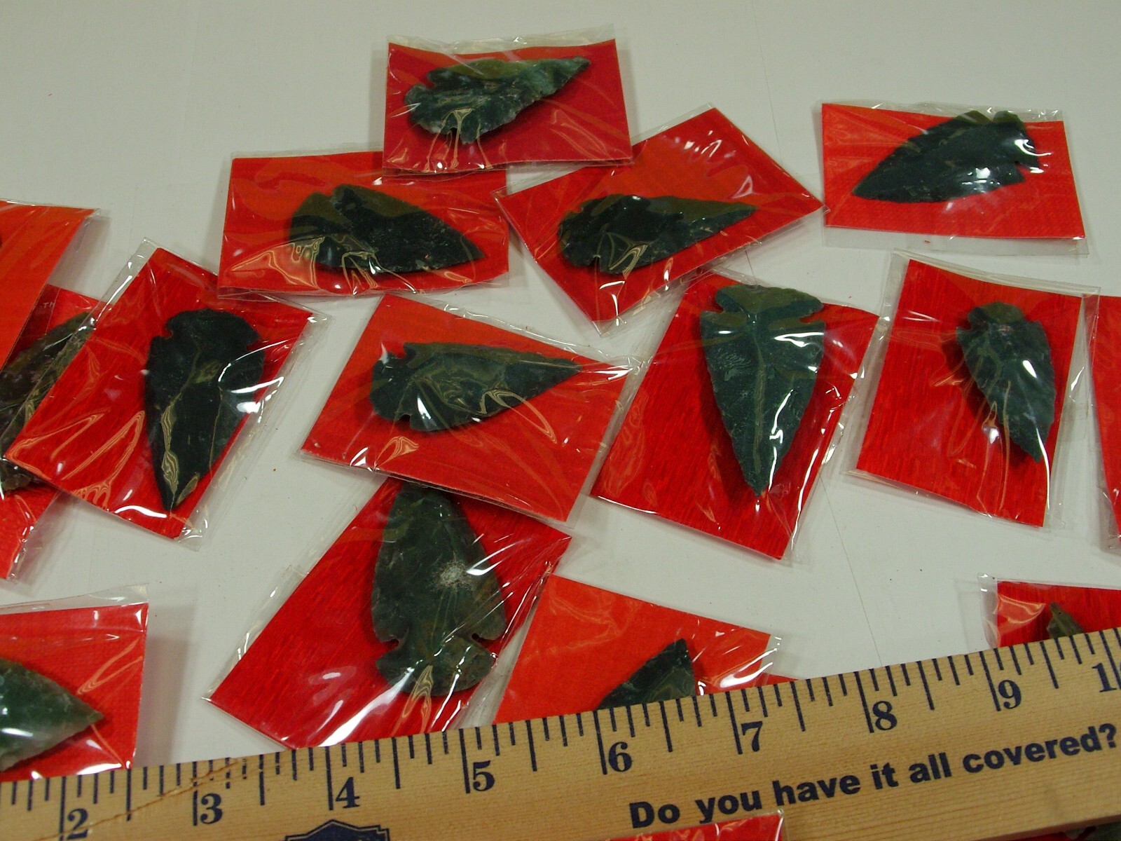 30 Pieces Large 2″ – 2 1/2″ India Handmade Agate Arrowheads Bulk Lot (FC-51) ⭐