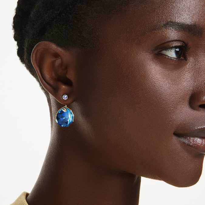 Swarovski Gema drop earrings Mixed cut