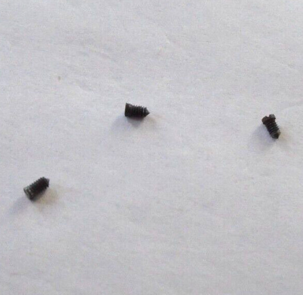 3 WALTHAM 14 SIZE DIAL FOOT SCREWS MODEL 1884 — BB-724