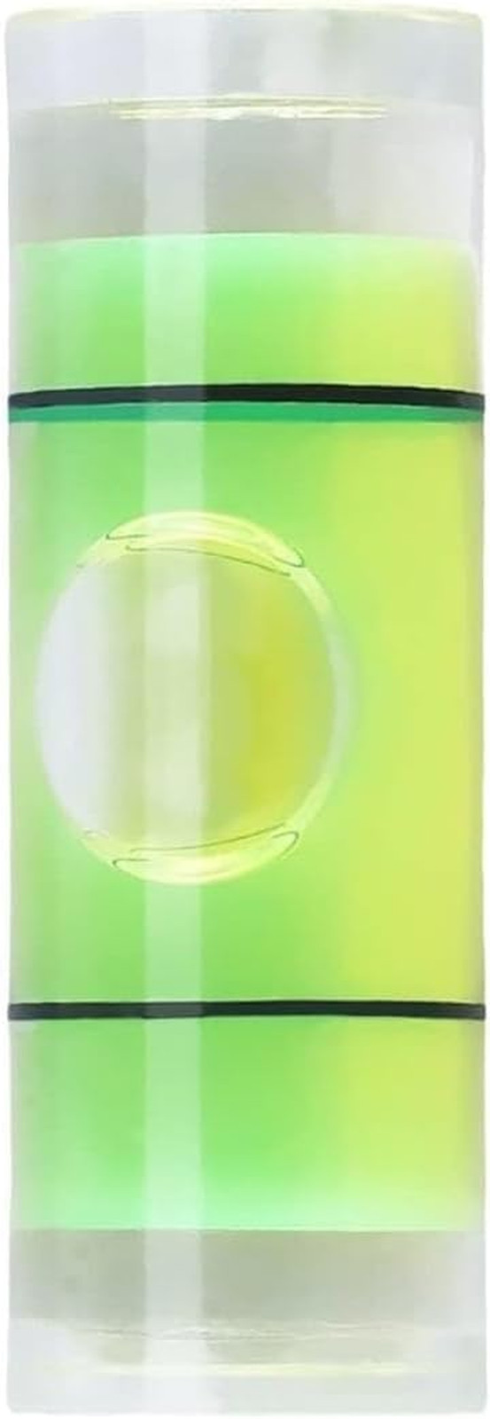 Small Cylindrical Bubble Spirit Level Vials 8×23Mm/0.3×0.9 Inch PMMA Frame Mural