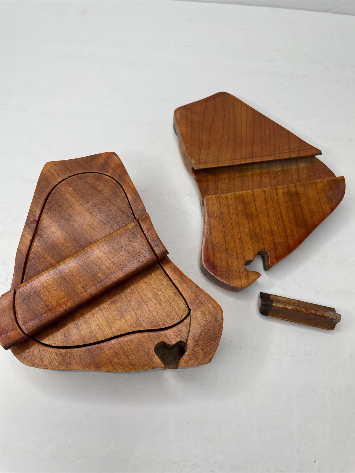 Handcrafted Wooden Animal Shape Secret Jewelry Puzzle Box – Panda A5