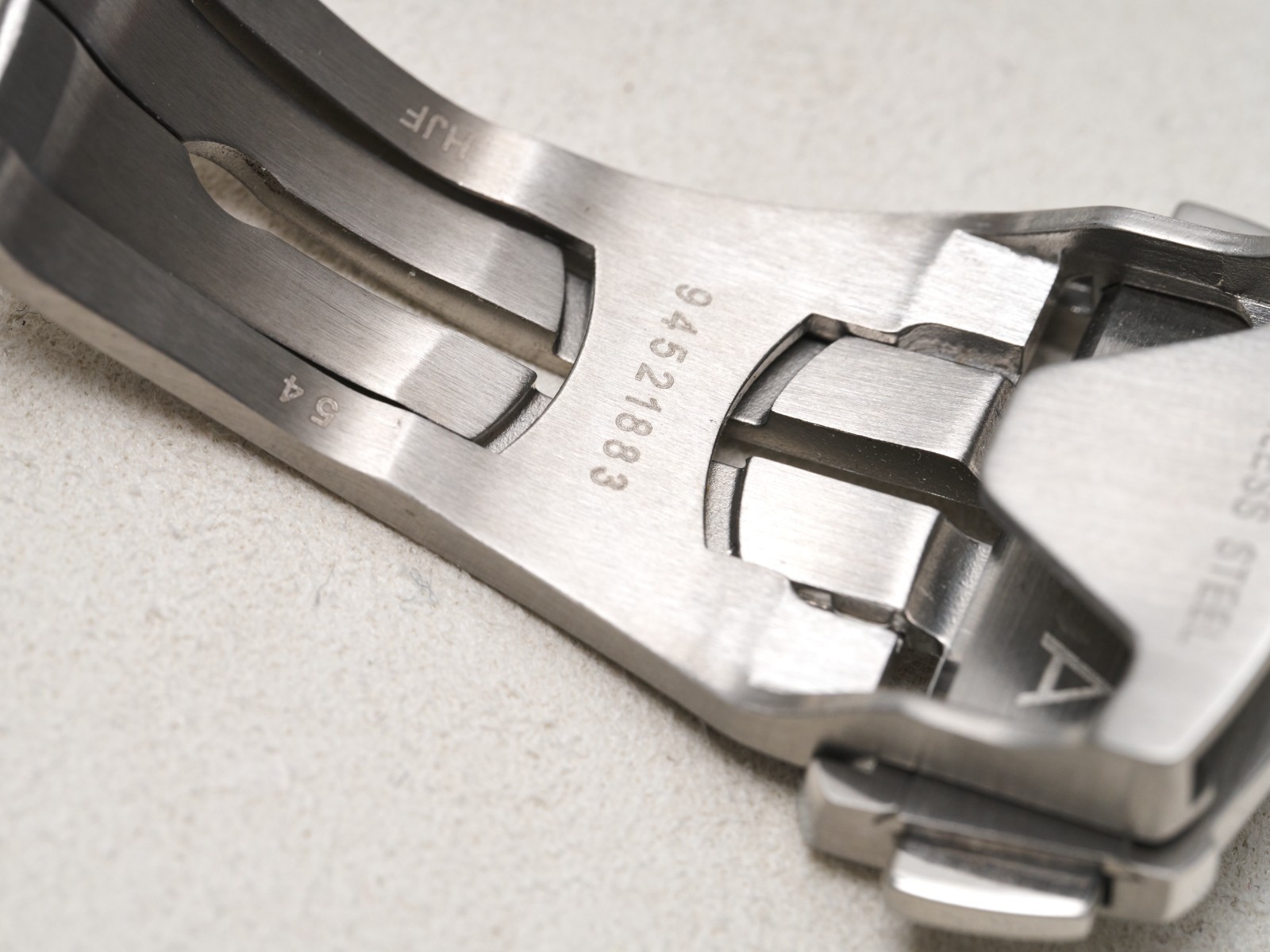 Omega 18mm Fold Over Push Button Deployment Buckle OM94521883