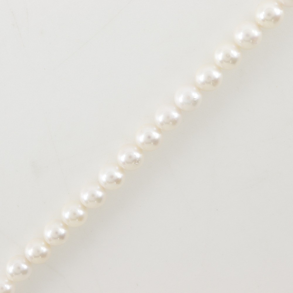 Pearl Necklace7.5～8.0ｍｍ Pearl/Silver 36.3g Women