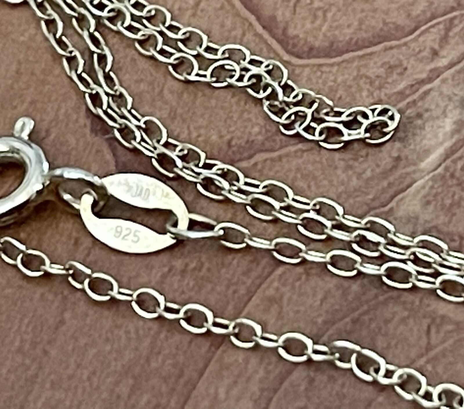 Gold Vermeil Over 925 Sterling Personalized 3 -Initial Monogram 1” Necklace 20”