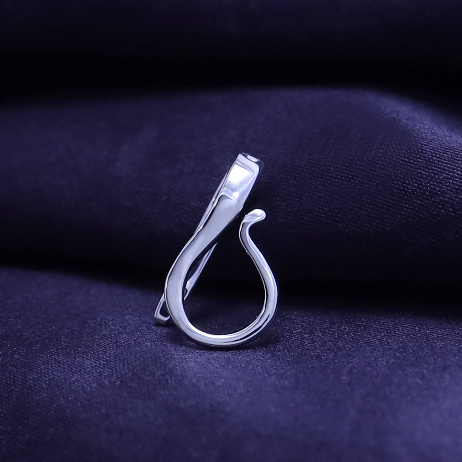 Interchangeable Pendant Hanger Slide Pearl Enhancer Fits 7mm In Sterling Silver