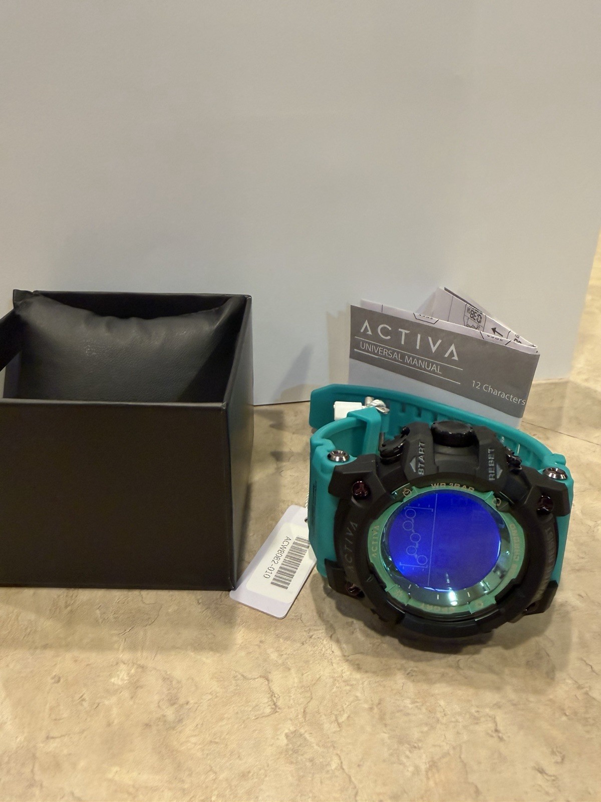 Activa X Invicta Mens Digital 50mm Watch Green And Black ACW8012-010 $100 Msrp