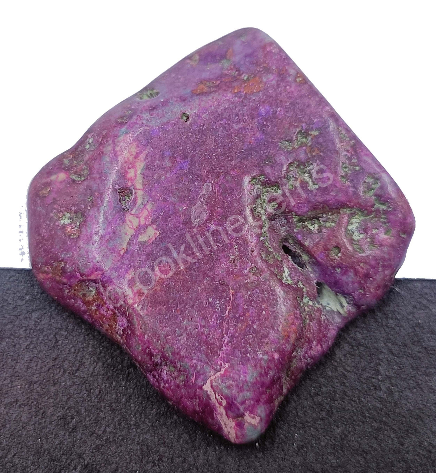 53.5 Ct Natural Purple Turquoise Slab Uncut Rough Certified Loose Gemstone 5MRI