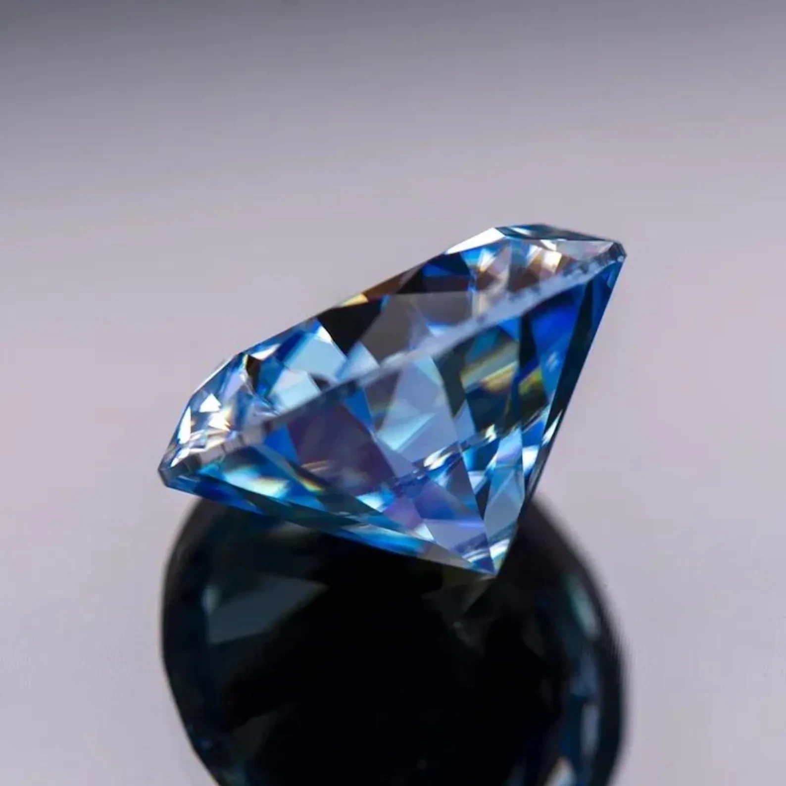 CERTIFIED 7.00 Ct Natural blue Diamond round LOOSE VVS1/ 13.0 mm