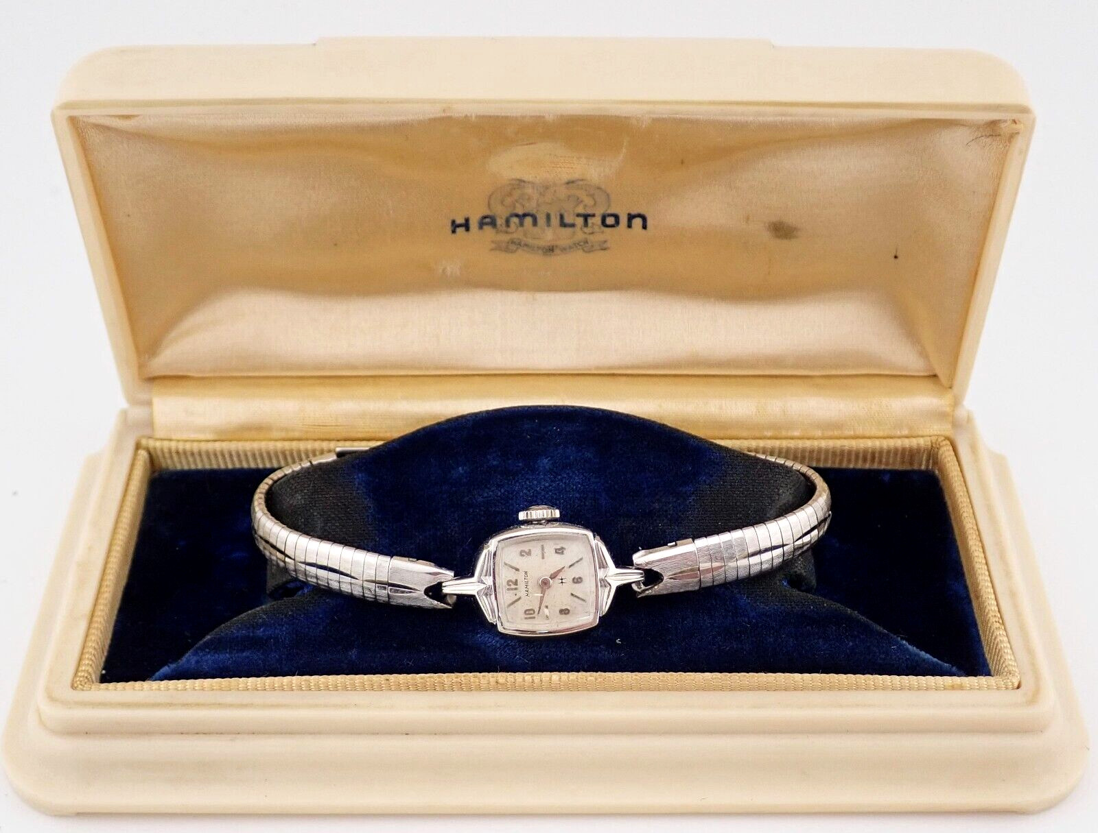 HAMILTON, 50’s Clean 10L Gold Filled w/BOX, Manual Wind LADIES WATCH R27-18