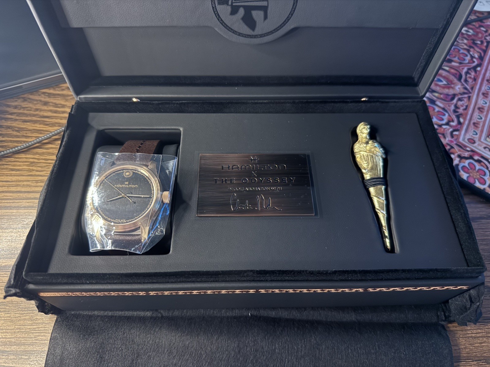 Hamilton x The Odyssey Limited Edition Auto 41mm Bonze Case Brown Leather