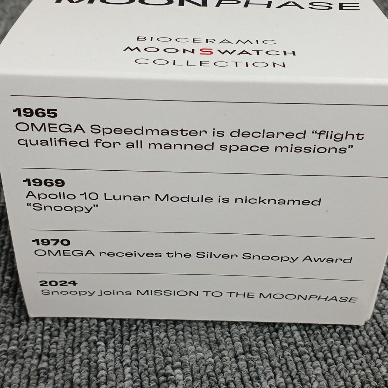 Omega x Swatch MoonSwatch Snoopy Mission to Moonphase SO33B700 Black