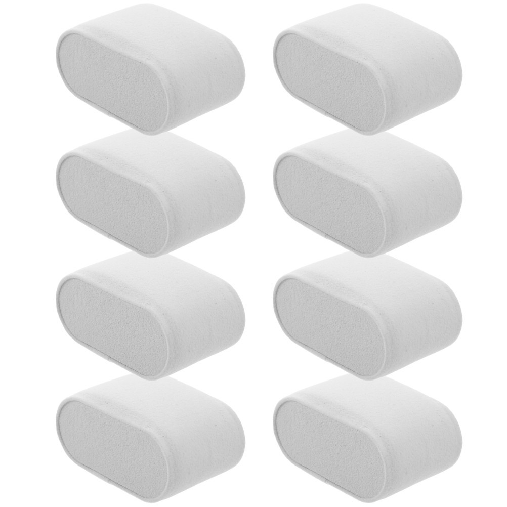 8Pcs Reusable Watch Pillow Inserts White Soft Plush Jewelry Cushion for Storage