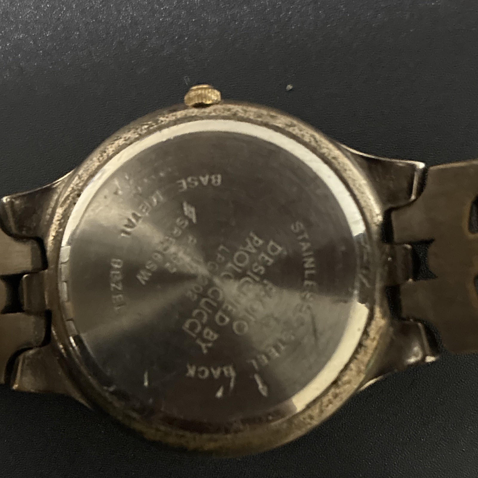 Paolo Gucci Women’s Quartz Analog Dress Watch Date White Dial Two-Tone SS