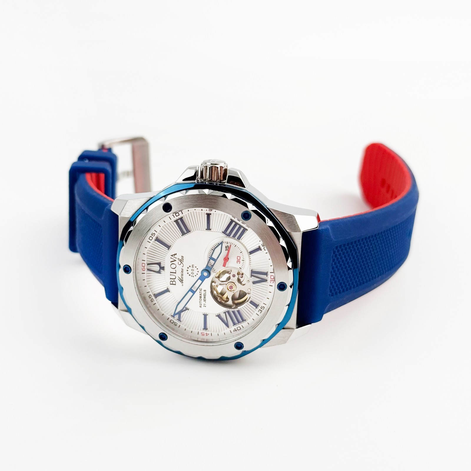 Bulova Marine Star Series A Classic Automatic Sports Men’s Watch 45 mm 98A225
