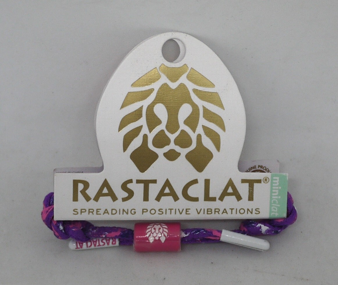 RASTACLAT ESSENCE MINI (PURPLE) SHOELACE BRACELET **BRAND NEW w/HEADER CARD**